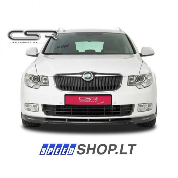 Škoda Superb priekinio bamperio pažeminimas